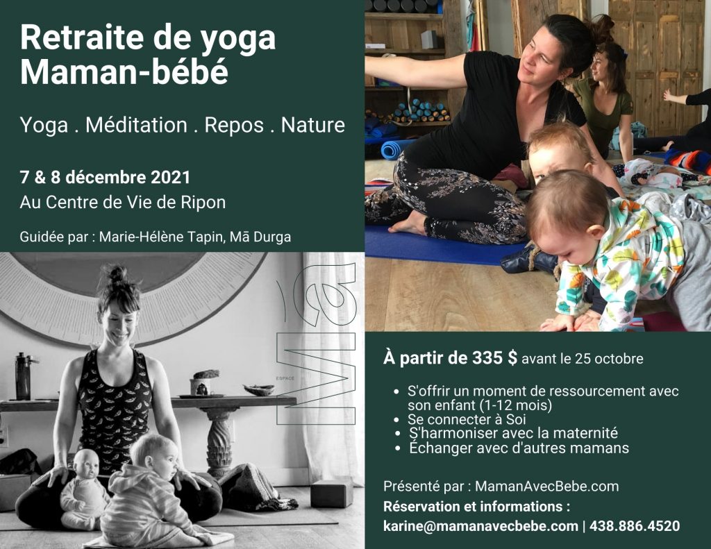 Retraite Yoga Maman Bebe Decembre 21 Inscription Maman Avec Bebe